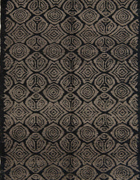 Machine Washable Abstract Brown Rug, wshabs5108