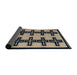 Sideview of Abstract Brown Modern Rug, abs5109