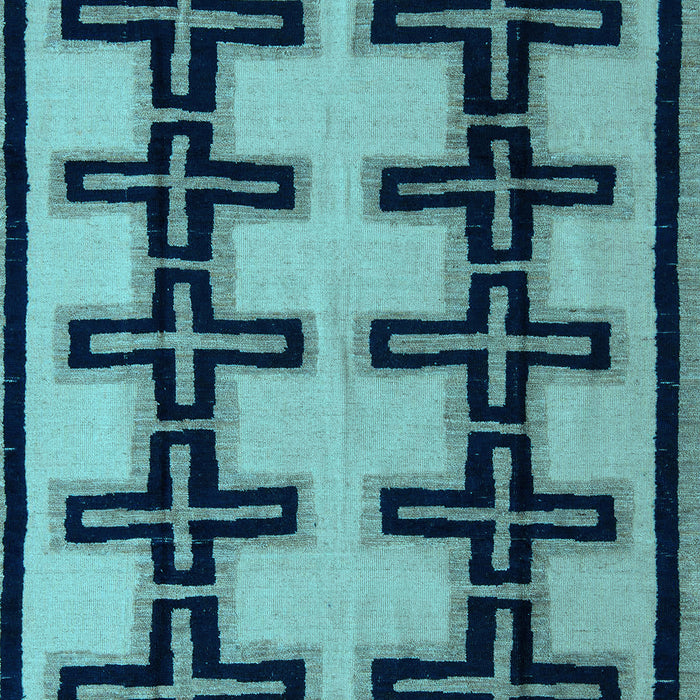 Machine Washable Abstract Light Blue Modern Rug, wshabs5109lblu