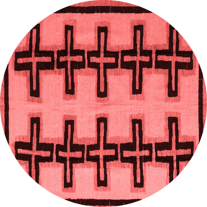 Abstract Red Modern Rug, abs5109red