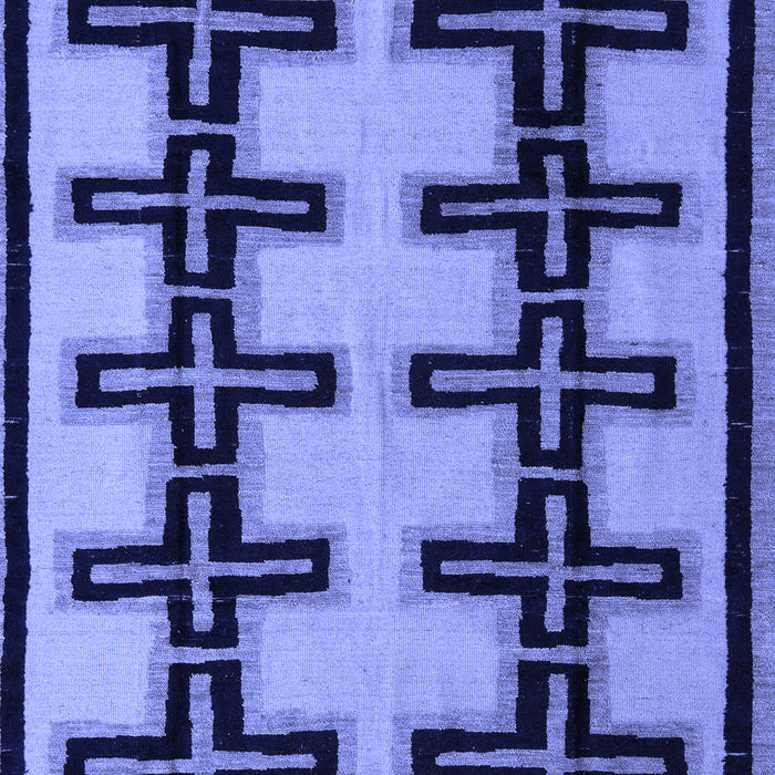 Machine Washable Abstract Blue Modern Rug, wshabs5109blu