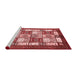 Modern Red Washable Rugs