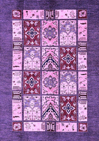 Abstract Purple Modern Rug, abs510pur