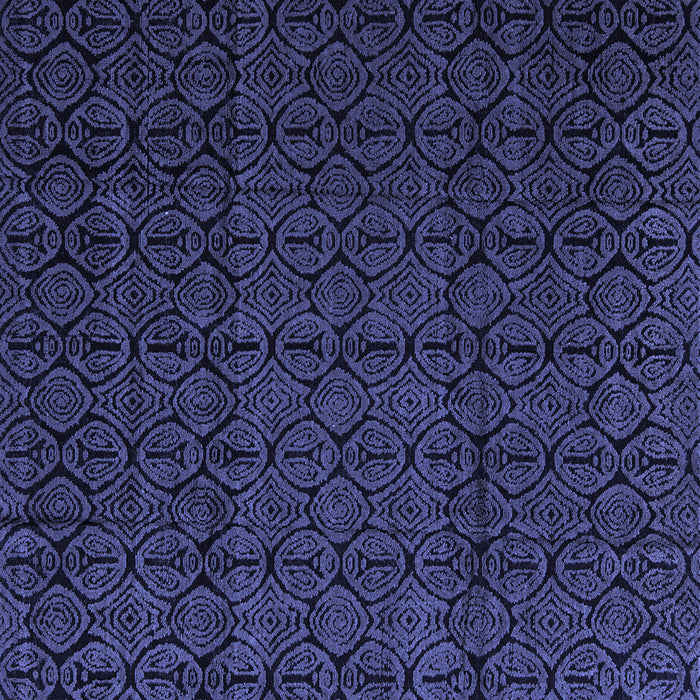 Square Abstract Blue Modern Rug, abs5110blu