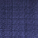 Square Abstract Blue Modern Rug, abs5110blu