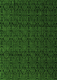 Abstract Green Modern Rug, abs5110grn