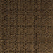 Square Machine Washable Abstract Brown Modern Rug, wshabs5110brn