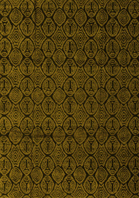 Abstract Yellow Modern Rug, abs5110yw