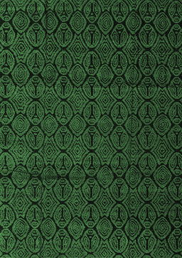 Abstract Emerald Green Modern Rug, abs5110emgrn