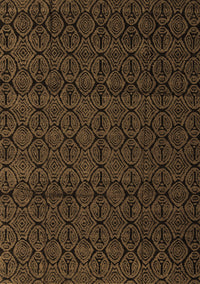 Abstract Brown Modern Rug, abs5110brn