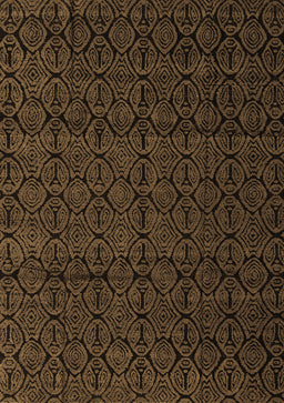 Abstract Brown Modern Rug, abs5110brn