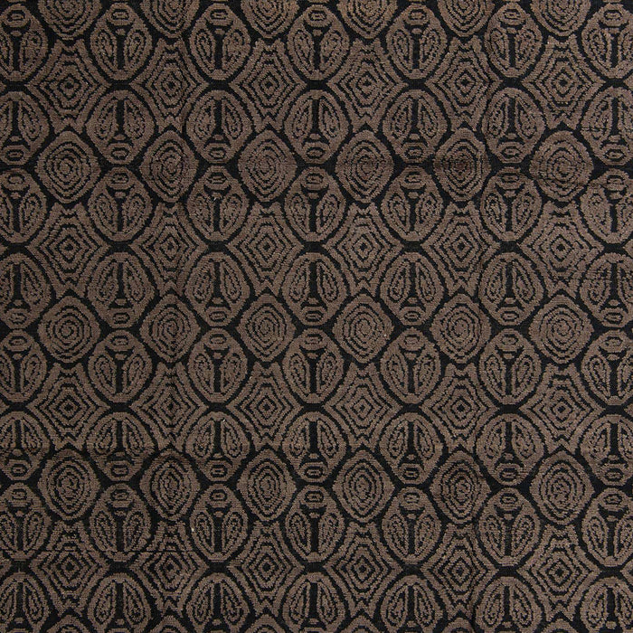 Abstract Coffee Brown Modern Rug, abs5110