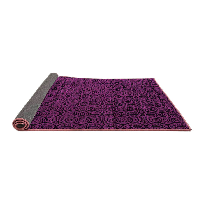 Sideview of Abstract Pink Modern Rug, abs5110pnk