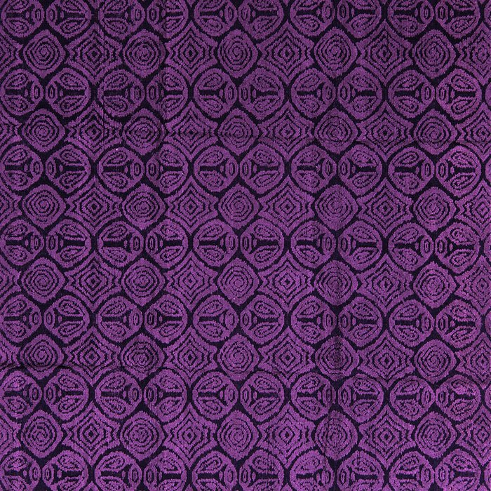 Square Machine Washable Abstract Purple Modern Area Rugs, wshabs5110pur