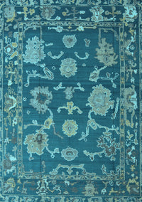 Oriental Light Blue Traditional Rug, abs5111lblu