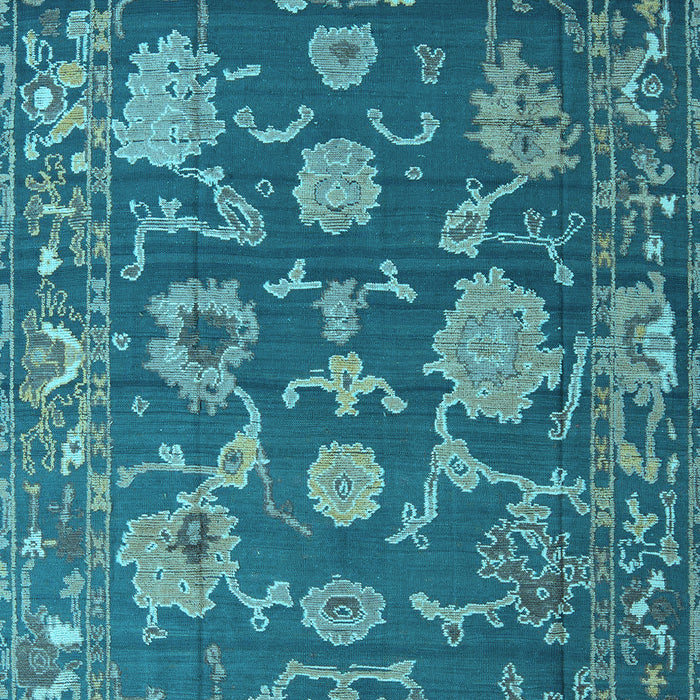 Oriental Light Blue Traditional Rug, abs5111lblu