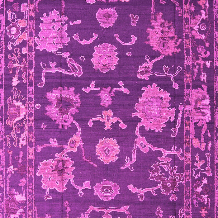 Machine Washable Oriental Pink Traditional Rug, wshabs5111pnk