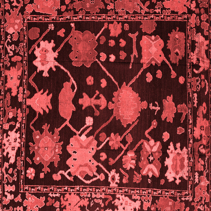 Abstract Red Modern Rug, abs5112red