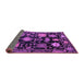 Sideview of Abstract Purple Modern Rug, abs5112pur