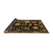 Sideview of Abstract Brown Modern Rug, abs5112brn