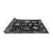 Sideview of Abstract Gray Modern Rug, abs5112gry