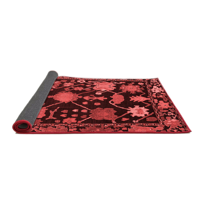 Abstract Red Modern Area Rugs