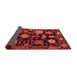 Abstract Red Modern Area Rugs