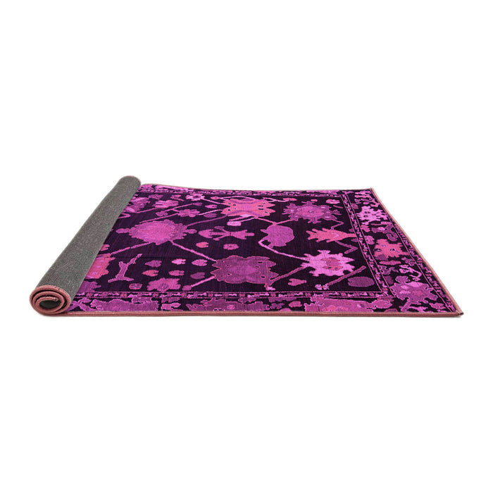 Sideview of Abstract Pink Modern Rug, abs5112pnk