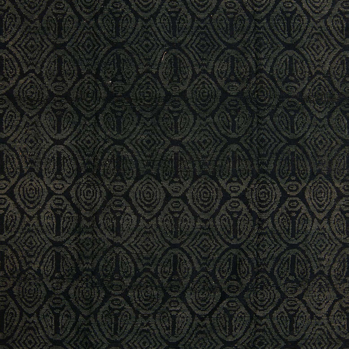 Machine Washable Abstract Black Rug, wshabs5113