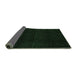 Sideview of Abstract Emerald Green Modern Rug, abs5113emgrn