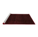 Modern Red Washable Rugs