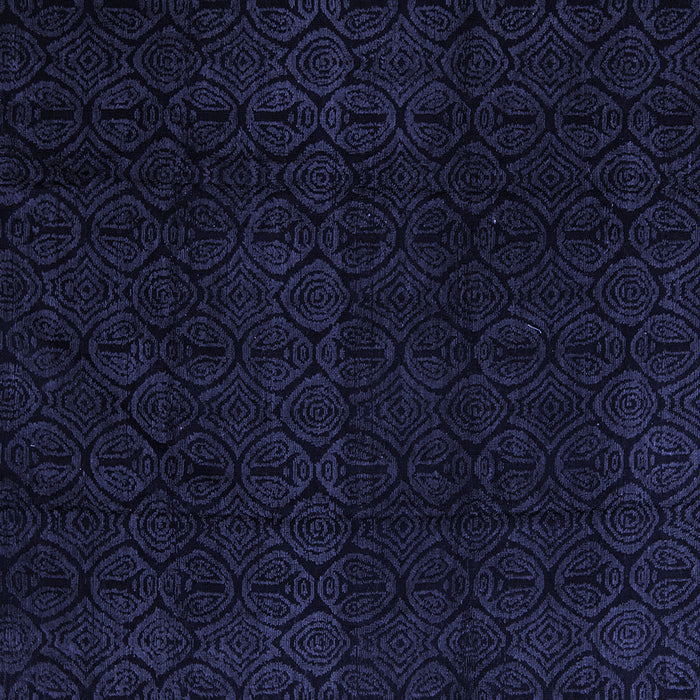 Square Machine Washable Abstract Blue Modern Rug, wshabs5113blu