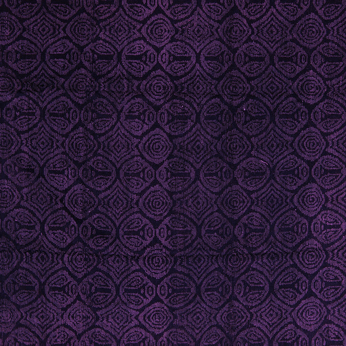 Square Abstract Purple Modern Rug, abs5113pur