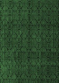 Abstract Emerald Green Modern Rug, abs5114emgrn