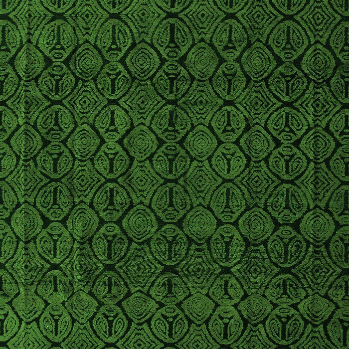 Machine Washable Abstract Green Modern Area Rugs, wshabs5114grn