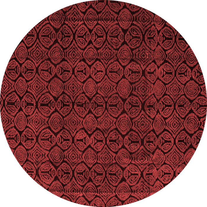 Machine Washable Abstract Red Modern Rug, wshabs5114red