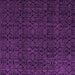 Square Machine Washable Abstract Purple Modern Area Rugs, wshabs5114pur