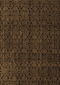 Abstract Brown Modern Rug, abs5114brn