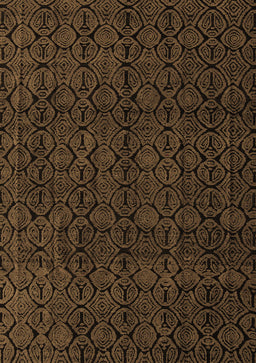 Abstract Brown Modern Rug, abs5114brn