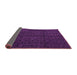 Sideview of Abstract Purple Modern Rug, abs5114pur