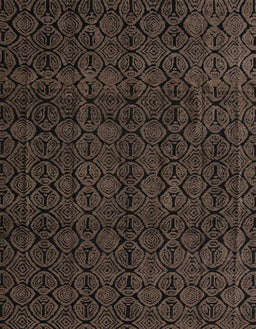 Abstract Coffee Brown Modern Rug, abs5114