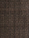 Abstract Coffee Brown Modern Rug, abs5114