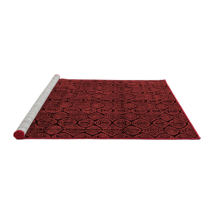 Modern Red Washable Rugs