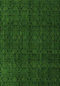 Abstract Green Modern Rug, abs5114grn