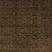 Square Abstract Brown Modern Rug, abs5114brn