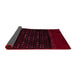 Sideview of Abstract Chocolate Brown Modern Rug, abs5115