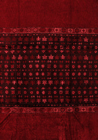 Abstract Red Modern Rug, abs5115red