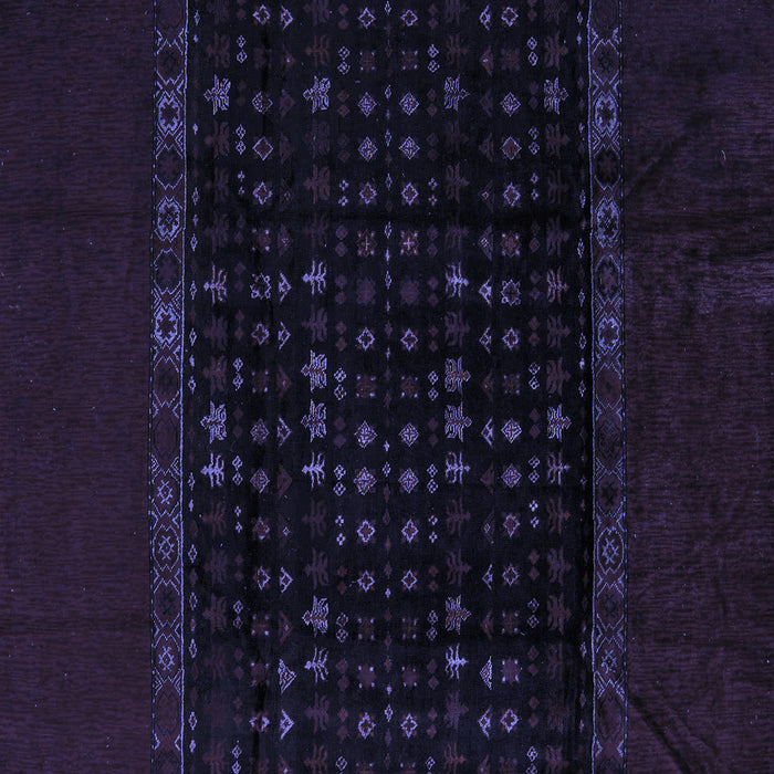 Square Abstract Blue Modern Rug, abs5115blu