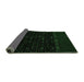 Sideview of Abstract Emerald Green Modern Rug, abs5115emgrn