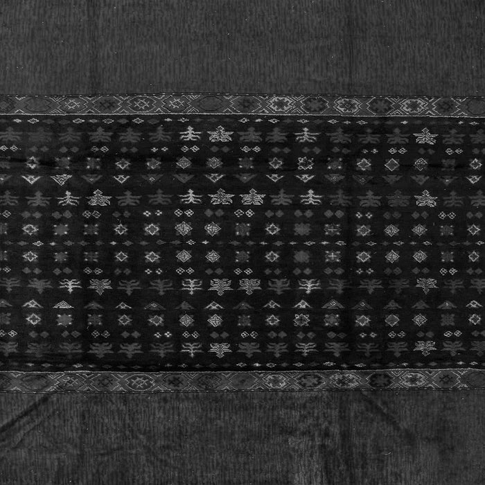 Square Machine Washable Abstract Gray Modern Rug, wshabs5115gry